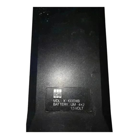 BSR *READ* Tuner Cd Player Remote Control Mdl: X-1000XB Black Tested Works - Picture 8 of 10